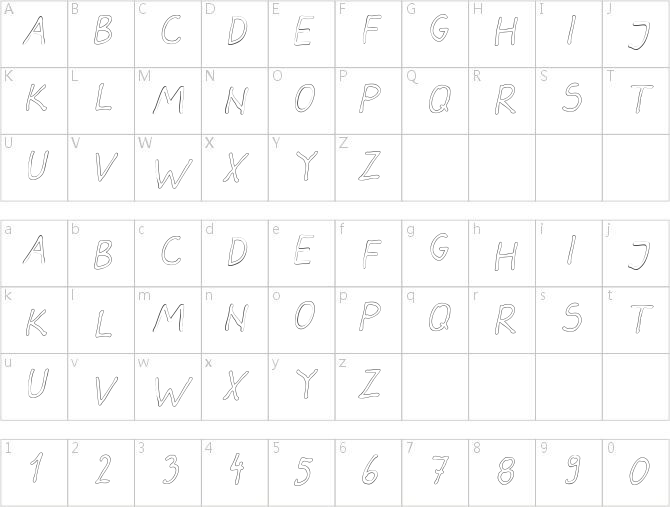 Darbog outline italic