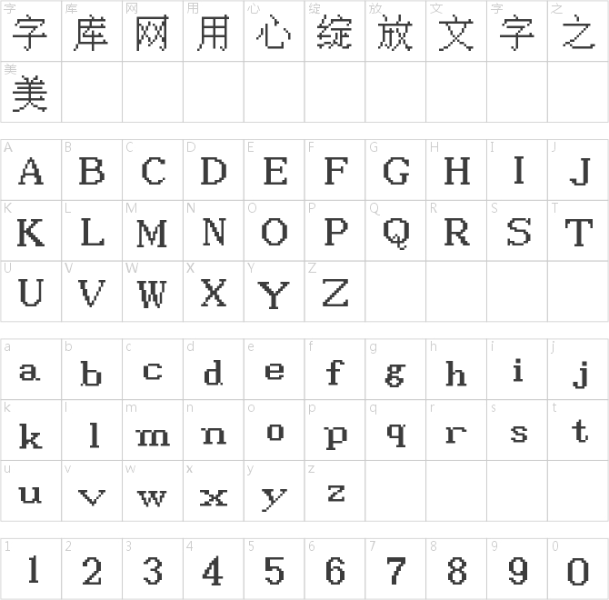 IPix中文像素字