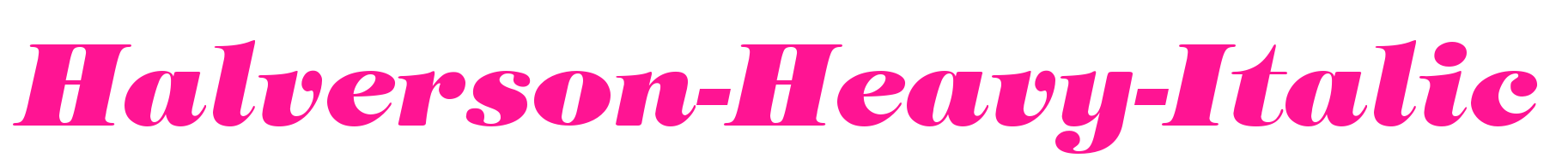 Halverson-Heavy-Italic预览图片
