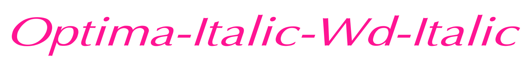 Optima-Italic-Wd-Italic预览图片