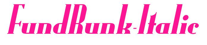 FundRunk-Italic预览图片