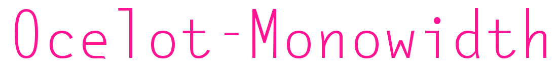 Ocelot-Monowidth预览图片