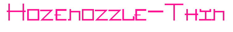 Hozenozzle-Thin