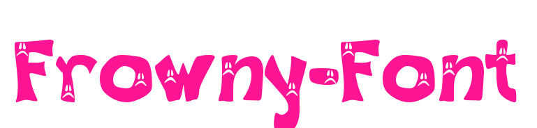 Frowny-Font