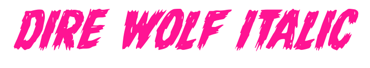Dire Wolf Italic