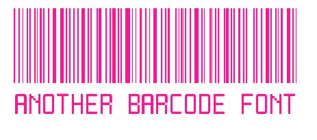 Another barcode font预览图片