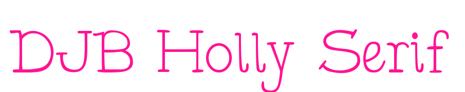 DJB Holly Serif
