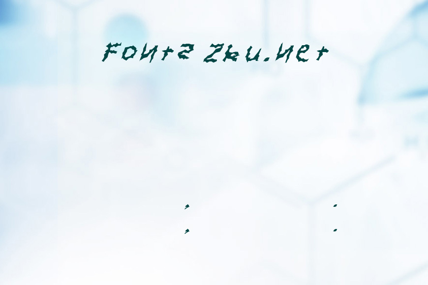 FZ WACKY 4 ITALIC效果图