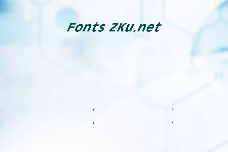 FZ BASIC 1 ITALIC效果图