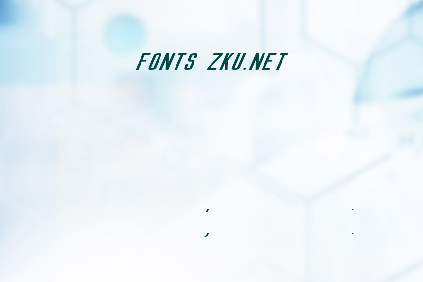 FZ BASIC 32 ITALIC效果图