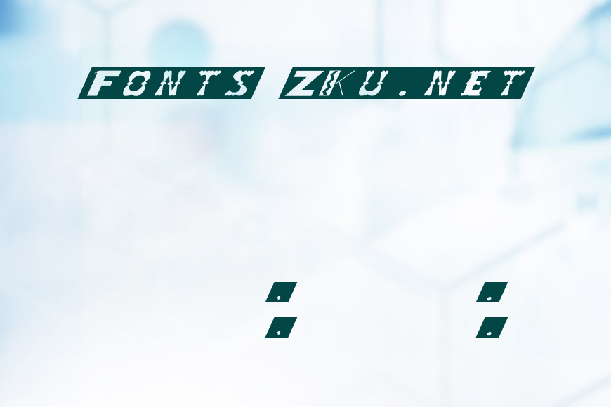 FZ BORDERS 15 ITALIC效果图