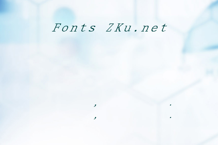 FZ DIGITAL 1 ITALIC效果图