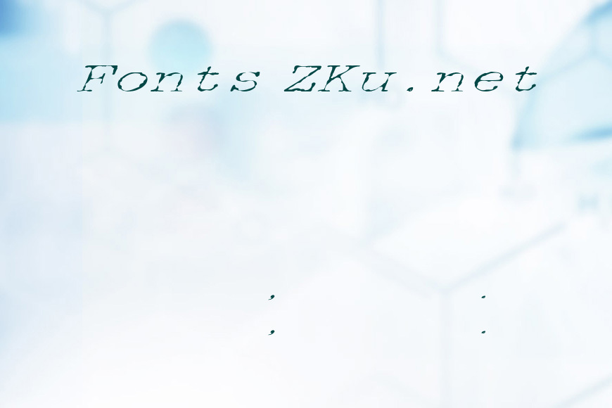 FZ DIGITAL 2 ITALIC效果图