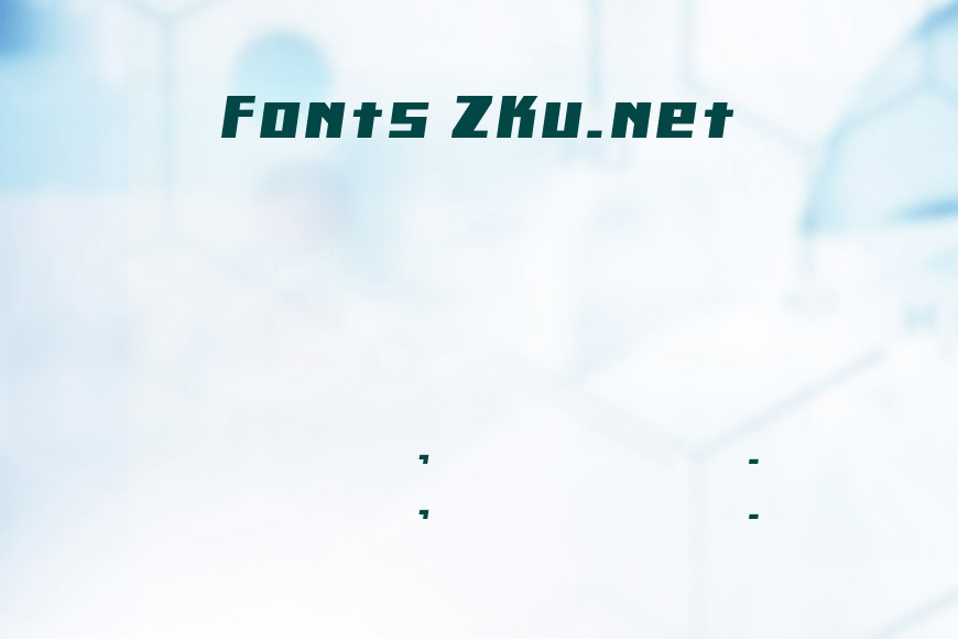 Kiloton Condensed Italic效果图