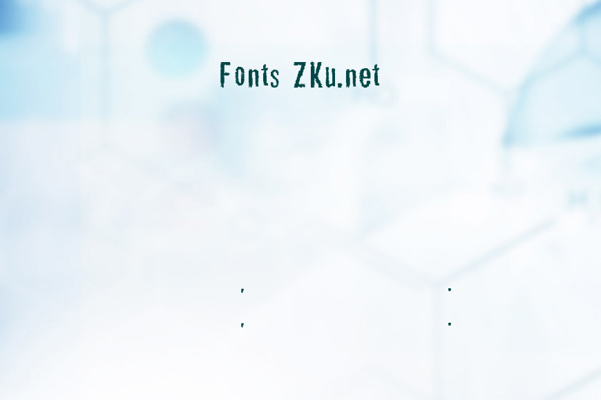 Rubbing Font效果图