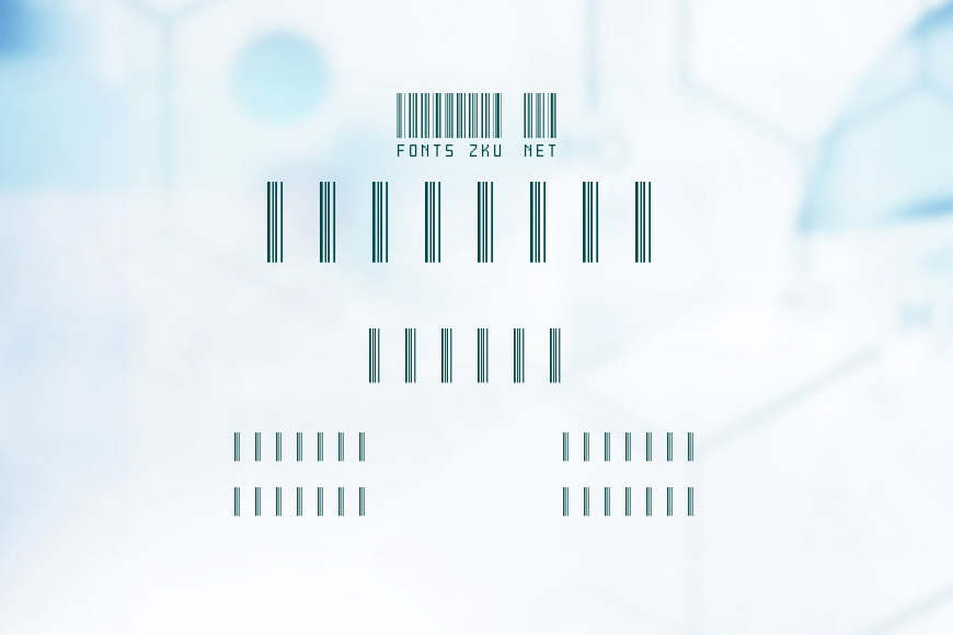 Another-barcode-font效果图