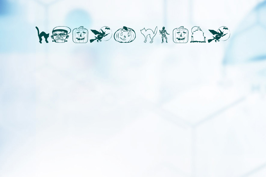 aez halloween dingbats效果图