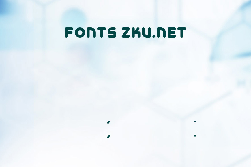 EFour Digital Font效果图