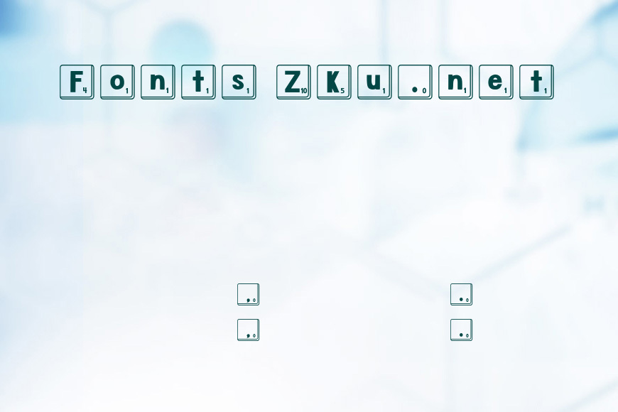 DJB Letter Game Tiles效果图