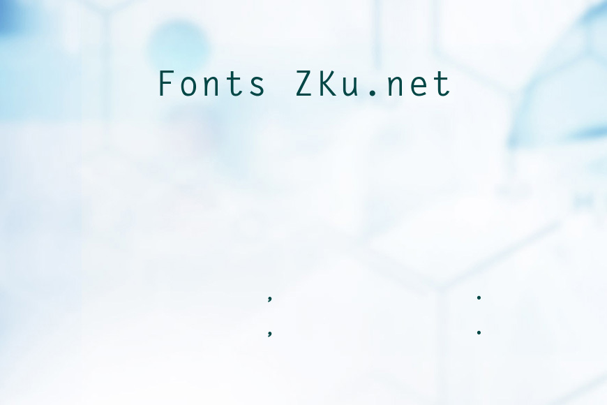 Letter-Gothic-Bold效果图