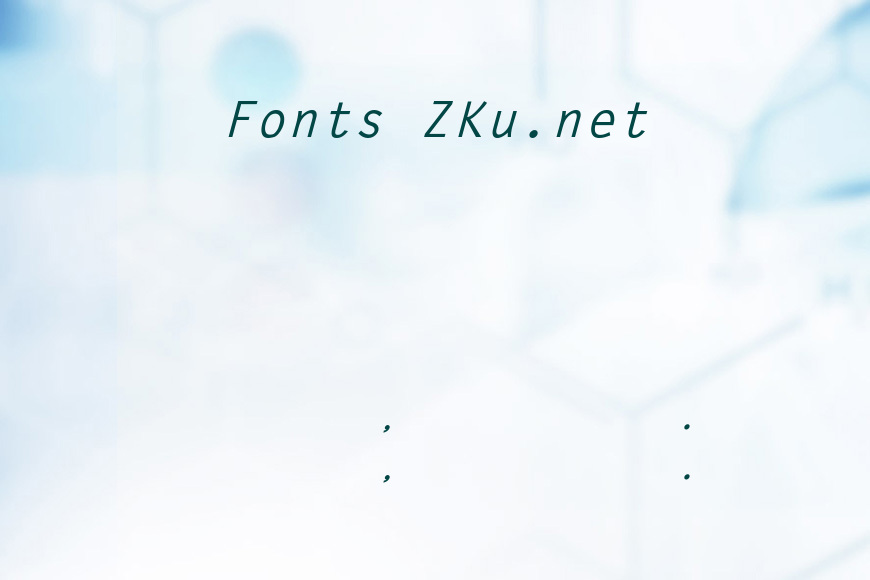 Letter-Gothic-Bold-Italic效果图
