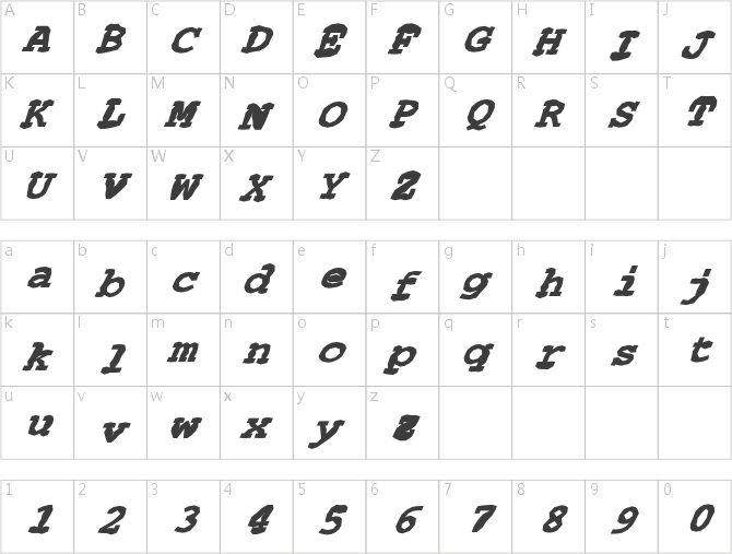 FZ BASIC 54 MANGLED ITALIC