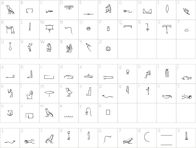 Pharoah Glyph Medium