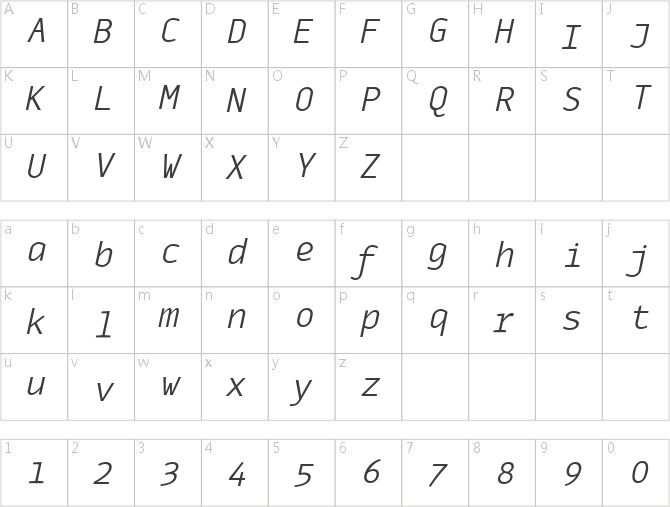 MonoxLightItalic