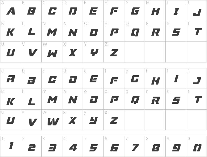 Super Commando Condensed Italic