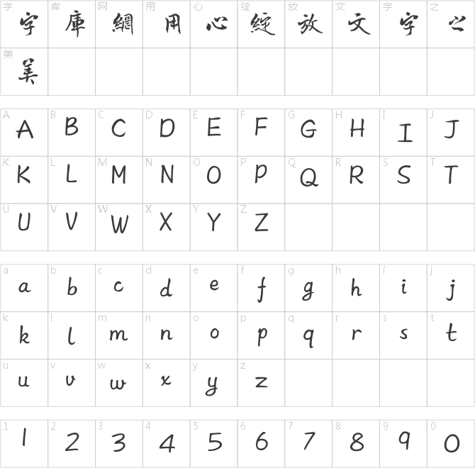 方正字迹 - 曾正国行楷繁体