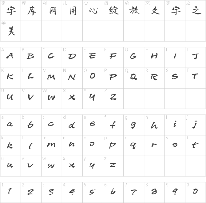 方正字迹-张乃仁行楷简体