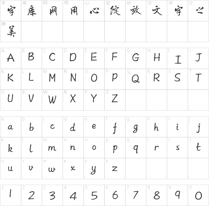 方正字迹-曾正国行楷简体