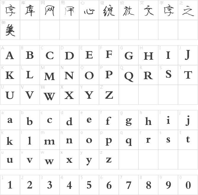 叶根友非主流手写
