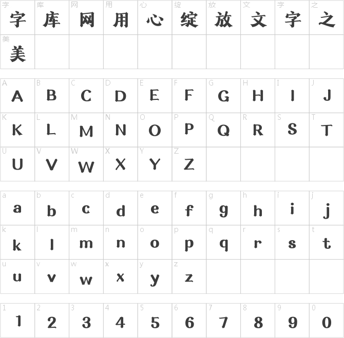 上首朱雀体