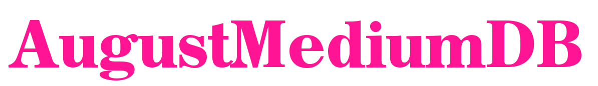 AugustMediumDB预览图片
