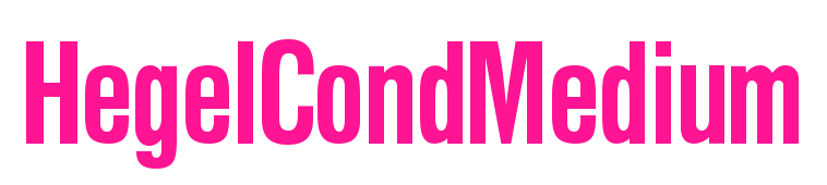 HegelCondMedium预览图片