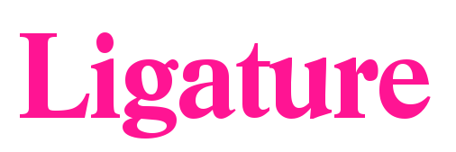 Ligature预览图片