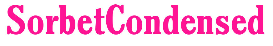 SorbetCondensed预览图片