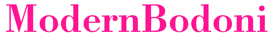ModernBodoni预览图片