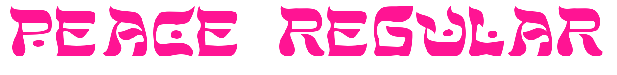 Peace-Regular预览图片