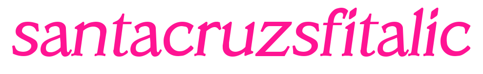 santacruzsfitalic预览图片