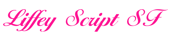 Liffey Script SF预览图片