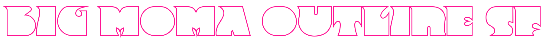 Big Moma Outline SF预览图片