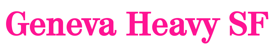 Geneva Heavy SF预览图片