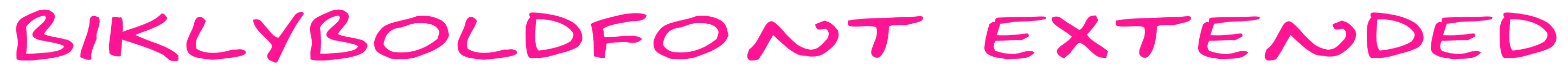 BiklyBoldFont Extended