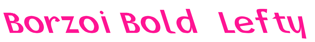 Borzoi Bold Lefty预览图片