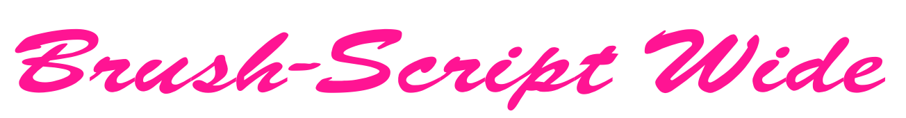 Brush-Script Wide预览图片