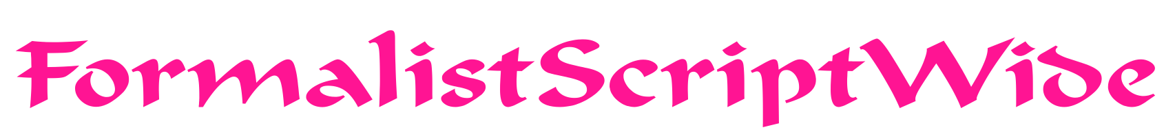 FormalistScriptWide预览图片