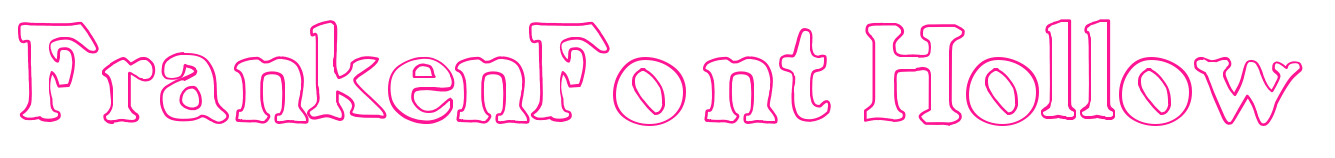 FrankenFont Hollow预览图片