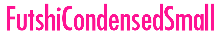 FutshiCondensedSmall预览图片